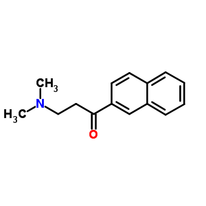 3-(二甲基氨基)-1-(2-萘)-1-丙酮盐酸盐结构式_2631-61-0结构式