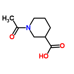 1-Acetylpiperidine-3-carboxylic acid Structure,2637-76-5Structure