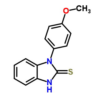 1-(4-Methoxy-phenyl)-1h-benzoimidazole-2-thiol Structure,26495-07-8Structure