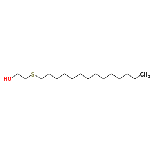 Ethanol,2-(tetradecylthio)- Structure,26535-61-5Structure