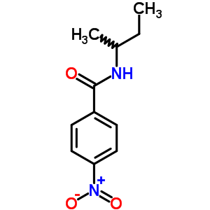 Benzamide,n-(1-methylpropyl)-4-nitro- Structure,2665-73-8Structure