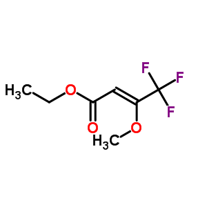 3-Methoxy-4,4,4-trifluorocrotonic acid ethyl ester Structure,26717-84-0Structure