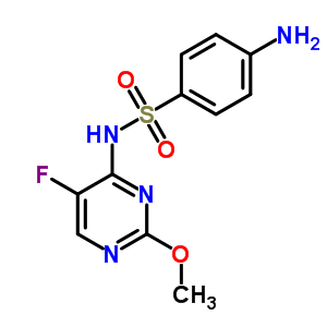 Benzenesulfonamide,4-amino-n-(5-fluoro-2-methoxy-4-pyrimidinyl)- Structure,2680-98-0Structure