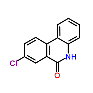 8-氯-6(5H)-邻二氮杂菲酮结构式_26844-83-7结构式