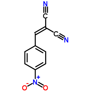 1,1-二氰基-2-(-p-硝基苯基)-乙烯结构式_2700-23-4结构式