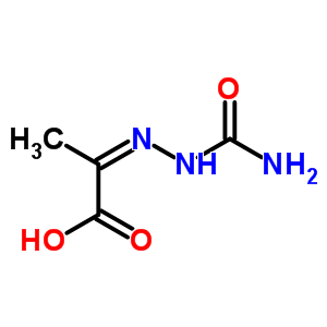 (2E)-2-[(aminocarbonyl)hydrazono]propanoic acid Structure,2704-30-5Structure