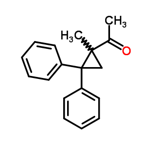 Ethanone,1-(1-methyl-2,2-diphenylcyclopropyl)- Structure,27067-38-5Structure