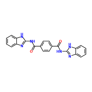 N1,n4-bis(1h-benzimidazol-2-yl)-1,4-benzenedicarboxamide Structure,27111-43-9Structure