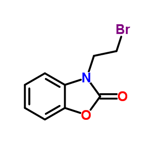 3-(2-溴乙基)-1,3-苯并噁唑-2(3H)-酮结构式_27170-93-0结构式