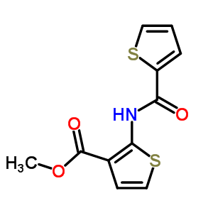 Methyl 2-[(2-thienylcarbonyl)amino]thiophene-3-carboxylate Structure,271778-23-5Structure