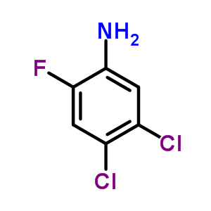 3,4-二氯-6-氟苯胺结构式_2729-36-4结构式