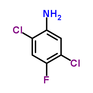 Benzenamine,2,5-dichloro-4-fluoro- Structure,2729-37-5Structure