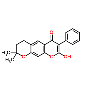 2H,6h-benzo[1,2-b:5,4-b]dipyran-2-one,7,8-dihydro-4-hydroxy-8,8-dimethyl-3-phenyl-(8ci,9ci) Structure,27305-41-5Structure