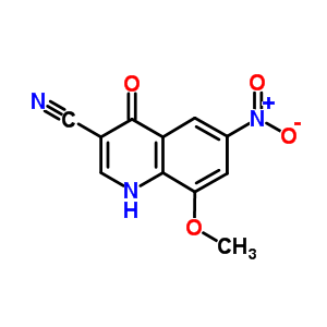 4-Hydroxy-8-methoxy-6-nitro-3-quinolinecarbonitrile Structure,27333-44-4Structure