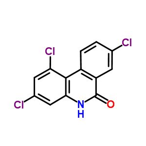 6(5H)-phenanthridinone,1,3,8-trichloro- Structure,27353-59-9Structure