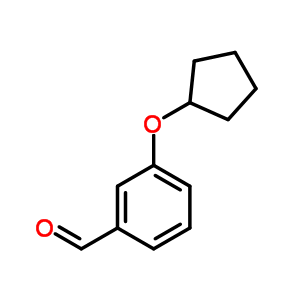 3-Cyclopentyloxy-benzaldehyde Structure,273722-75-1Structure