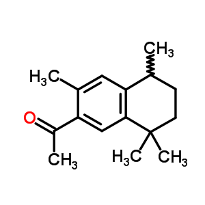 Ethanone,1-(5,6,7,8-tetrahydro-3,5,8,8-tetramethyl-2-naphthalenyl)- Structure,27413-67-8Structure