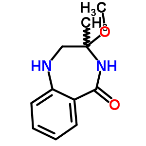 5H-1,4-benzodiazepin-5-one,1,2,3,4-tetrahydro-3-methoxy-3-methyl- Structure,27545-03-5Structure