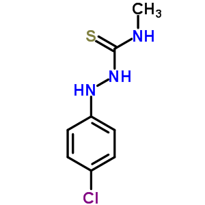 Hydrazinecarbothioamide,2-(4-chlorophenyl)-n-methyl- Structure,27562-78-3Structure