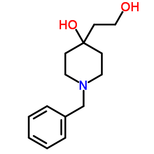 1-Benzyl-4-(2-hydroxyethyl)piperidin-4-ol Structure,27573-97-3Structure