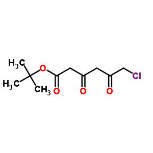 6-Chloro-3,5-dioxo hexanic acid, 1,1-dimethyl ethyl ester Structure,276249-18-4Structure