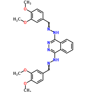 Benzaldehyde,3,4-dimethoxy-, 1,4-phthalazinediyldihydrazone (9ci) Structure,27704-10-5Structure