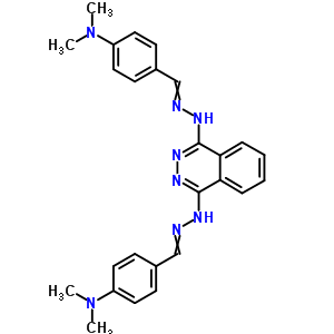 Benzaldehyde,4-(dimethylamino)-, 1,4-phthalazinediyldihydrazone (9ci) Structure,27704-14-9Structure