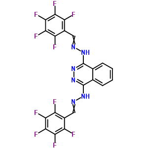 Benzaldehyde,pentafluoro-, 1,4-phthalazinediyldihydrazone (8ci) Structure,27828-53-1Structure