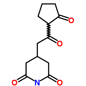 4-[2-氧代-2-(2-氧代环戊基)乙基]-2,6-哌啶二酮结构式_27945-41-1结构式