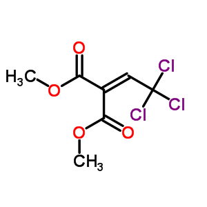 Propanedioic acid,2-(2,2,2-trichloroethylidene)-, 1,3-dimethyl ester Structure,27971-91-1Structure