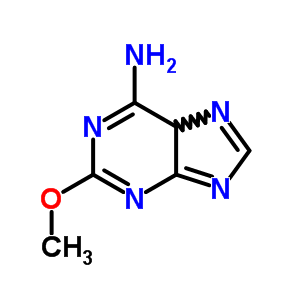 9H-purin-6-amine,2-methoxy- Structure,28128-30-5Structure