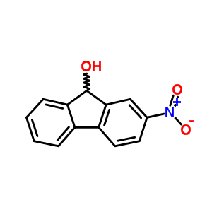 9H-fluoren-9-ol,2-nitro- Structure,28149-15-7Structure