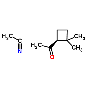 (1S,3s)-3-acetyl-2,2-dimethylcyclobutane acetonitrile Structure,28353-00-6Structure