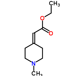 Ethyl 2-(1-methylpiperidin-4-ylidene)acetate Structure,28399-82-8Structure