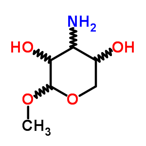 B-d-xylopyranoside, methyl3-amino-3-deoxy- Structure,28412-78-4Structure