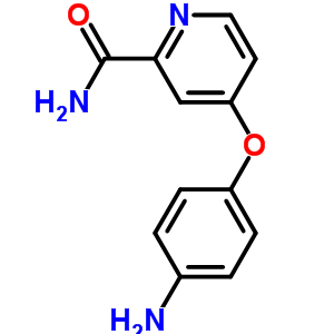 4-(2-Carbamoyl-pyridin-4-yloxy)aniline Structure,284462-80-2Structure