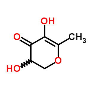 2,3-Dihydro-3,5-dihydroxy-6-methyl-4h-pyran-4-one Structure,28564-83-2Structure