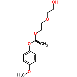 Ethanol,2-[2-[1-(4-methoxyphenoxy)ethoxy]ethoxy]- Structure,28583-51-9Structure