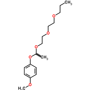 Benzene,1-methoxy-4-[1-[2-(2-propoxyethoxy)ethoxy]ethoxy]- Structure,28583-53-1Structure