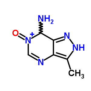 1H-pyrazolo[4,3-d]pyrimidin-7-amine,3-methyl-, 6-oxide Structure,28668-21-5Structure