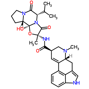 麦角瓦灵结构式_2873-38-3结构式