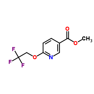 6-(2,2,2-Trifluoroethoxy)nicotinic acid methyl ester Structure,287979-27-5Structure