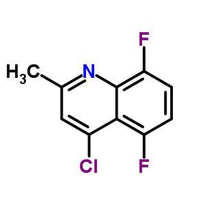 4-Chloro-5,8-difluoro-2-methyl-quinoline Structure,288151-28-0Structure