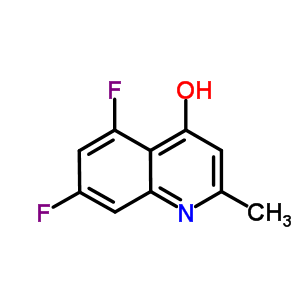 5,7-Difluoro-4-hydroxy-2-methyl-quinoline Structure,288151-40-6Structure