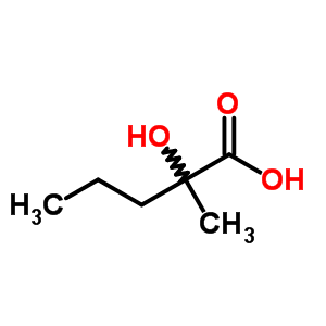 2-Hydroxy-2-methylpentanoic acid Structure,28892-68-4Structure