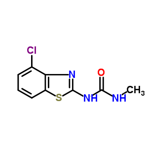 1-(4-Chloro-2-benzothiazolyl)-3-methyl urea Structure,28956-35-6Structure