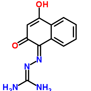 2-[(4-Hydroxy-2-oxo-naphthalen-1-ylidene)amino]guanidine Structure,29020-76-6Structure