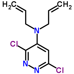 3,6-二氯-N,N-二-2-丙烯-1-基-4-吡嗪胺结构式_29049-31-8结构式