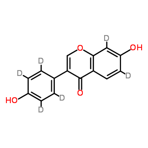 黄豆苷元-D6结构式_291759-05-2结构式