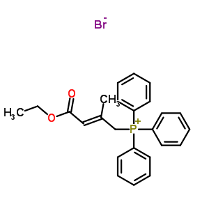 (3-Ethoxycarbonyl-2-methylallyl)triphenylphosphonium bromide Structure,29310-37-0Structure